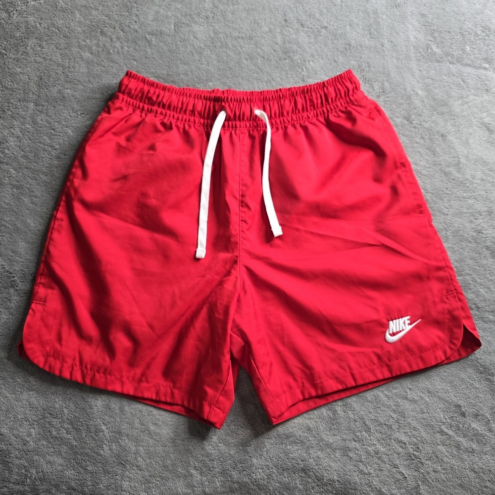 Nike Woven Flow Shorts Mens XS Red Sport Essentials 6" Mesh Lined DM6829-657